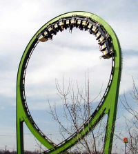 Illustration for article titled Why Roller Coaster Loops Are Never Circular